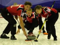 Mathias Genner, Sebastian Wunderer und Andrea Höfler bei der Mixed-EM 2013